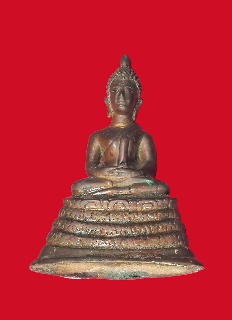 *32056 พระบูชานาคปรก รัชกาล ใบปรกหายขนาดหน้าตัก 2 นิ้วสูง 5 นิ้ว 2