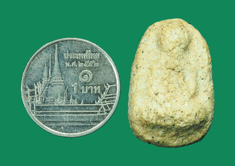 *31694 พระปิดตา เนื้อผง เก่าไม่ทราบที่และปีสร้าง 6