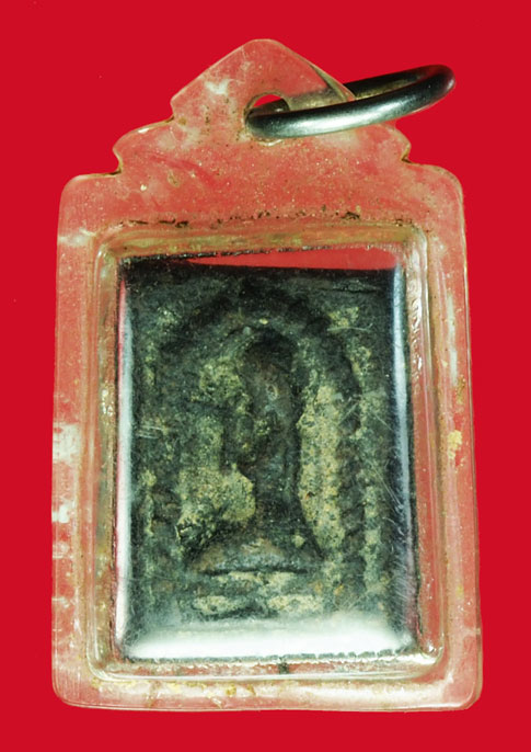 ขายแล้ว*36502 นางกวักหลวงพ่อกวย วัดโฆษิตราราม ชัยนาท เลี่ยมพลาสติกเก่า ถึงยุค 9.1