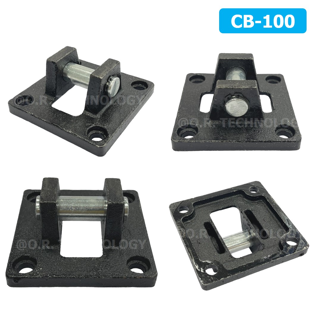 (1ชิ้น) CB-100 ตัวยึดกระบอกลม หูคู่ Support Air Cylinder สำหรับกระบอกลม SC100 ขายึดกระบอกลม ขายึด ตัวยึด ชนิดหูคู่ CB