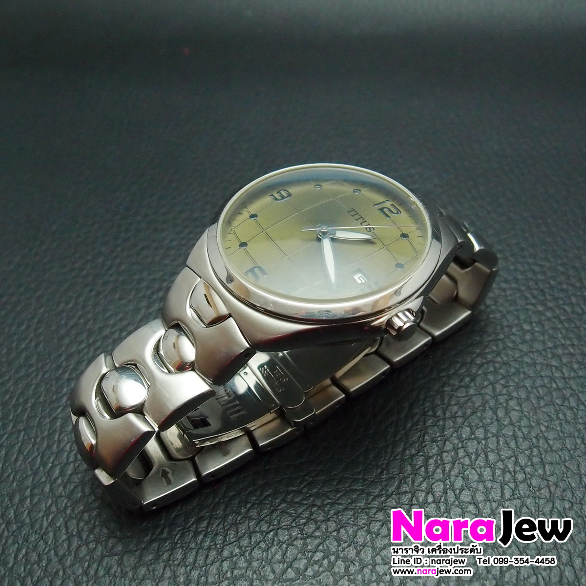 นาฬิกา TITUS หน้าปัดสีเขียว ของหลุดจำนำ