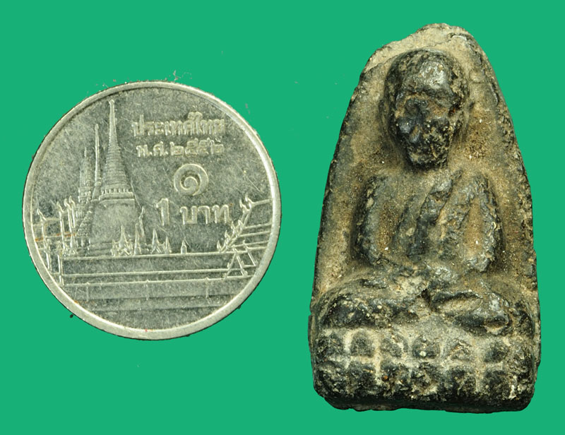 ขายแล้ว*36016 พระหลวงพ่อทวด เนื้อว่านเก่าแห้ง มีอายุ ไม่ทราบที่และปีสร้าง 11