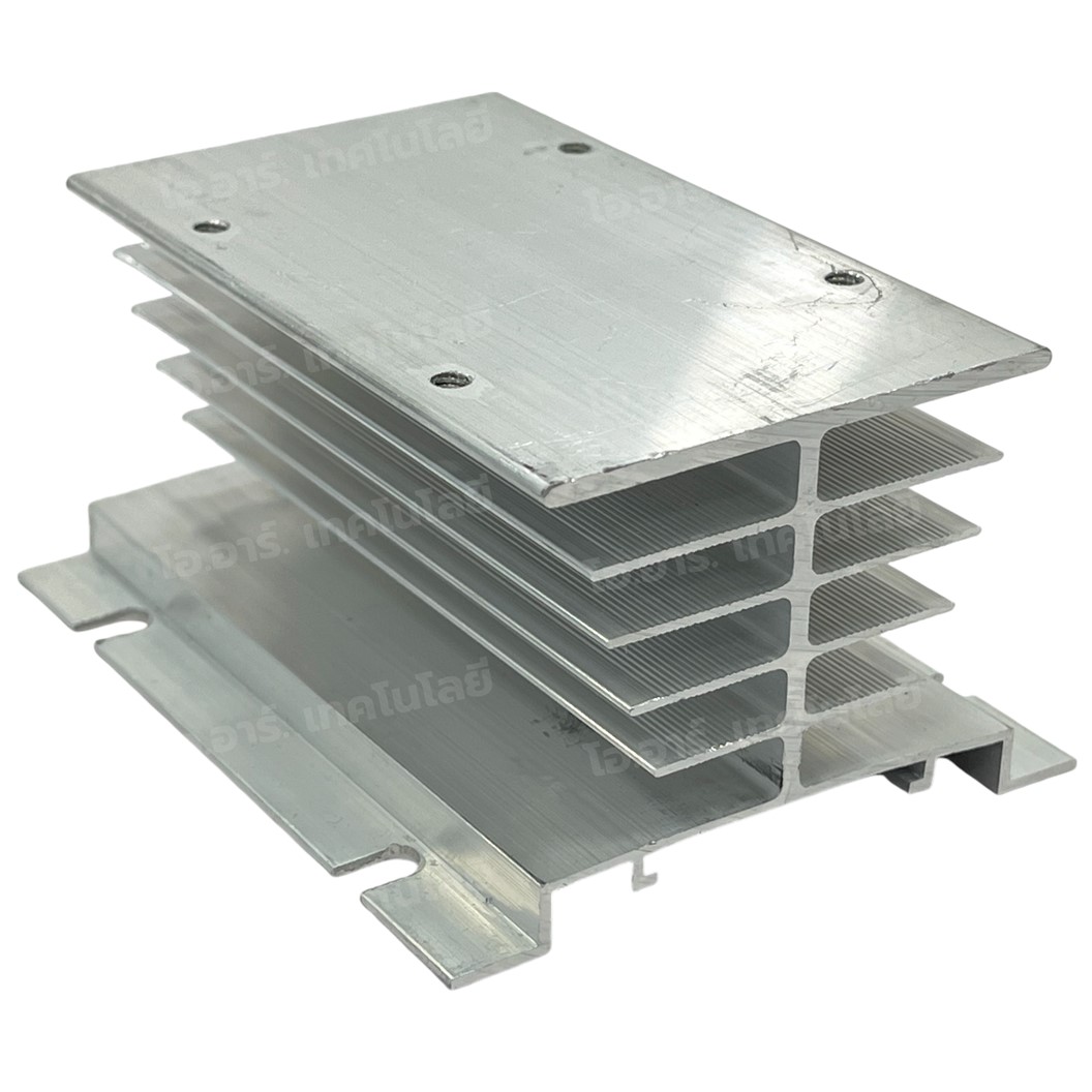 SSR-Heat Sink I-100 อลูมิเนียมฮีทซิงค์ แผ่นระบายความร้อนโซลิดสเตทรีเลย์ Aluminum Heat Sink Solid State Relay SSR Heatsink I100