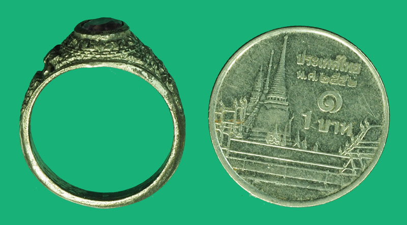 ขายแล้ว*37130 แหวนเงินหัวพลอย เป็นลักษณะแหวนรุ่น เป็นของสะสม 17