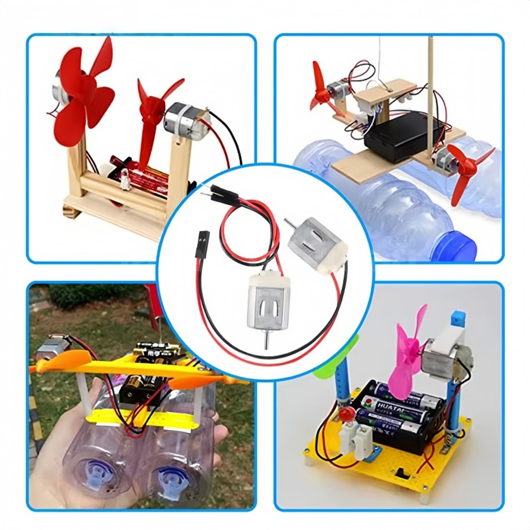 มอเตอร์ R130 แบบมีสาย/ไม่มีสาย 3-6VDC DC Motor DC 3-6V 0.4A 17000-18000RPM F130 Mini Micro DC Motor มอเตอร์ของเล่น มอเตอร์ตัวเล็ก มอเตอร์จิ๋ว มอเตอร์รถบังคับ มอเตอร์งานประดิษฐ์