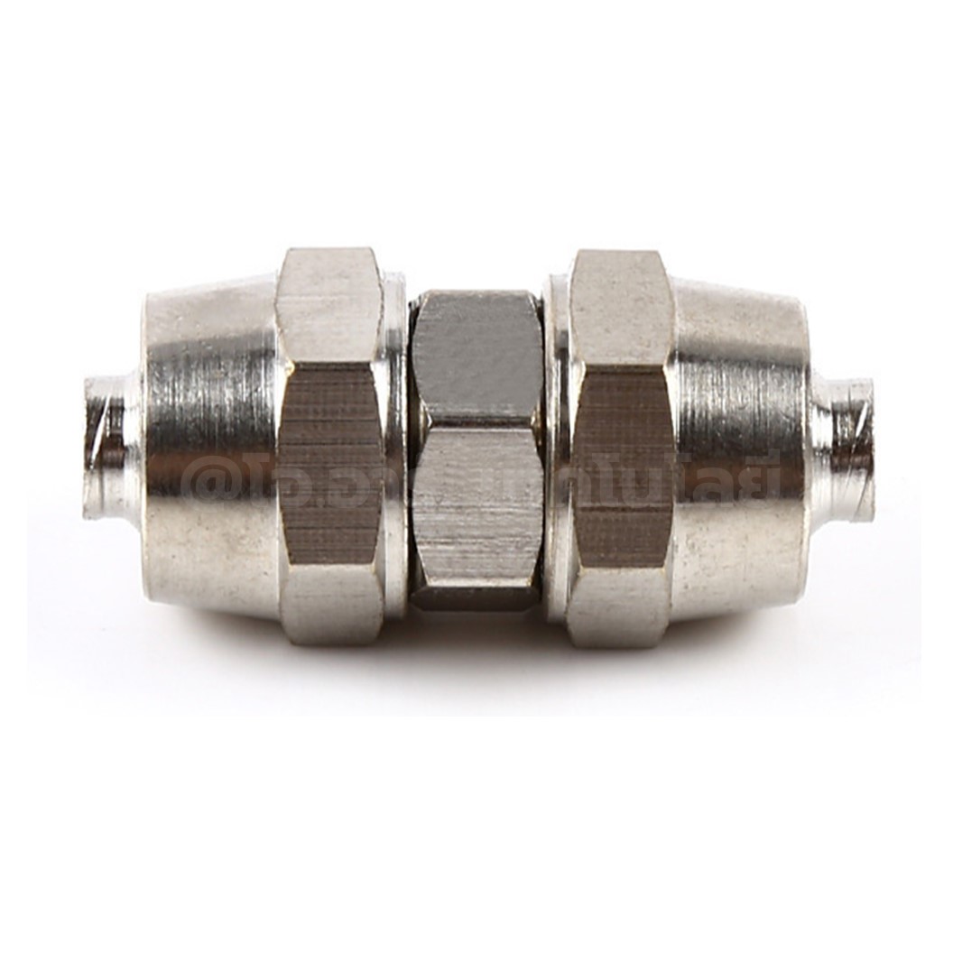 KPU KPV ข้อต่อลมสวมอัด 2ทาง ตรง/งอ 2 Way Union Straight/Elbow Quick Joint Connector แบบสวมอัด Air fitting ข้อต่อสวมอัด สำหรับสายลม PU 4-16mm