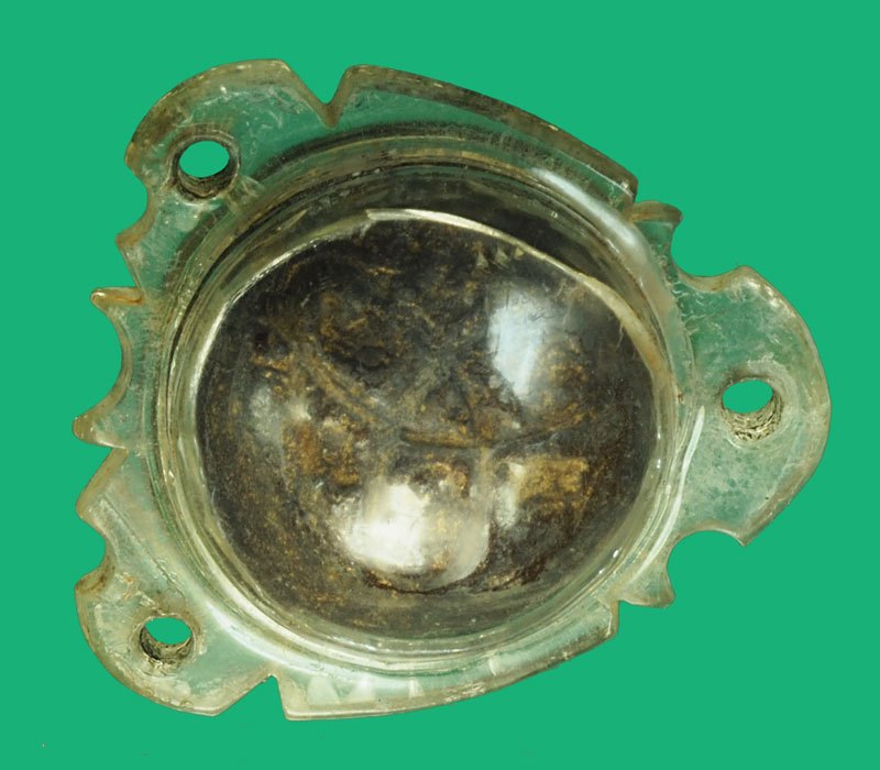 *37726 ลูกอมเลี่ยมพลาสติกเก่า ไม่ทราบที่และปีสร้าง 12