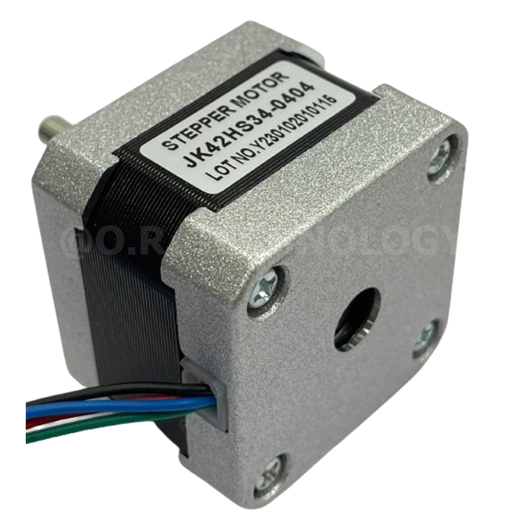 (1ชิ้น) JA005 สเต็ปเปอร์มอเตอร์ Stepper Motor JK42HS34-0404 NEMA17 (Round Shaft 1.8°) สเต็ปปิ้งมอเตอร์ Stepping Motor