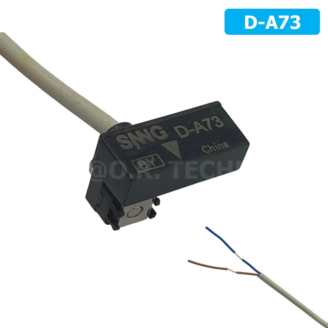 HUGONGELE D-A73 เซนเซอร์กระบอกลม หรีดสวิตช์ Magnetic Sensor Reed Switch เซนเซอร์แม่เหล็ก for Pneumatic Cylinder