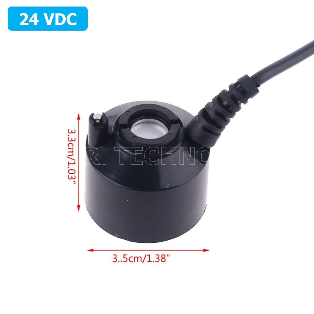 (1ชิ้น) AF024 เครื่องพ่นหมอก Black Plastic 24VDC 600mA 16mm Air Humidifier Mist Maker Nebulizer เครื่องทำหมอก