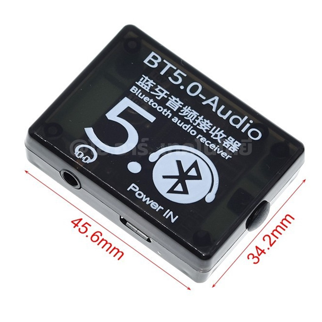 BT5.0+สาย AUX/RCA cable ตัวรับสัญญาณบลูทูธ 5.0 Bluetooth 5.0 Audio Receiver Board บอร์ดรับสัญญาณเสียง ในระยะ 15เมตร บลูทูธเสียง