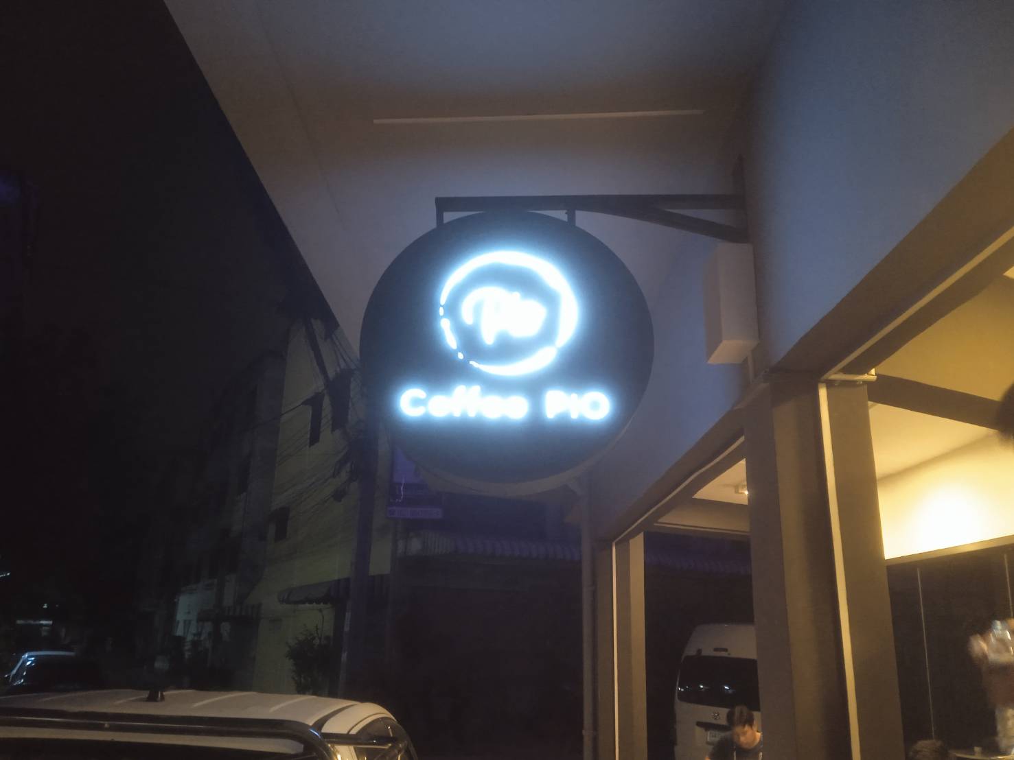 กล่องไฟติดหน้าร้าน กล่องไฟวงกลม