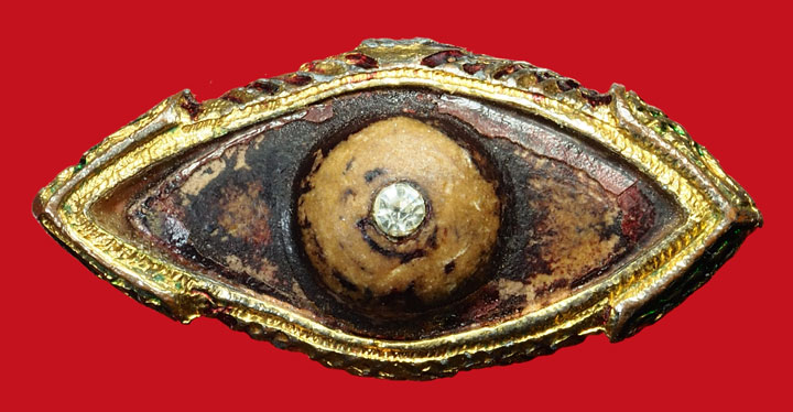 *35868 ดวงตาสวรรค์หลวงพ่อผิน วัดสนมลาว สระบุรี เลี่ยมกรอบเดิมจากวัด 81