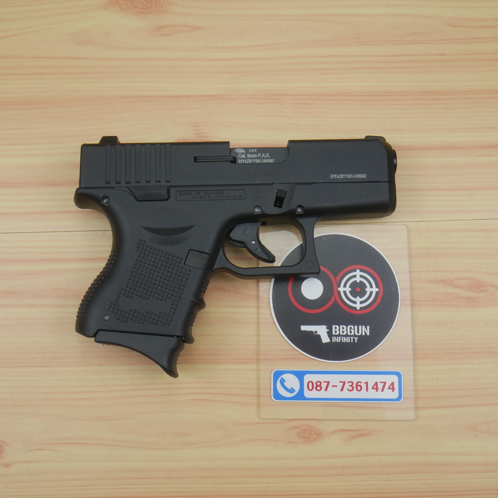 แบลงค์กัน RETAY Glock26 Gen4 Auto ( ได้ 2 แม๊กกาซีน ) BLANK GUN