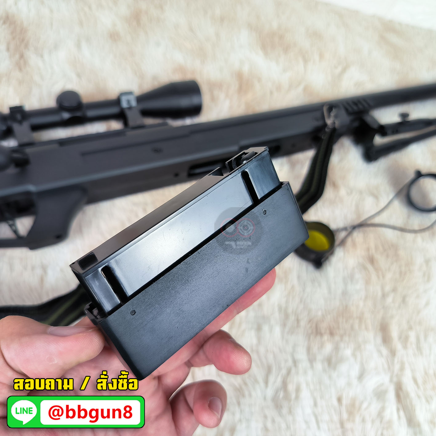 WELL MB05 AWM APS2 Upgraded Version Sniper Rifle (Black) ครบเซตพร้อมเล่น