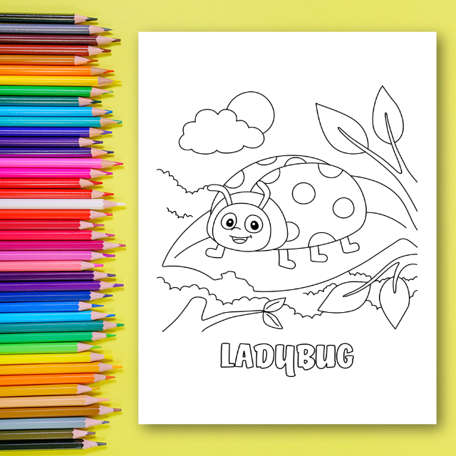 สมุดระบายสี Happy Farm Animals Coloring Book