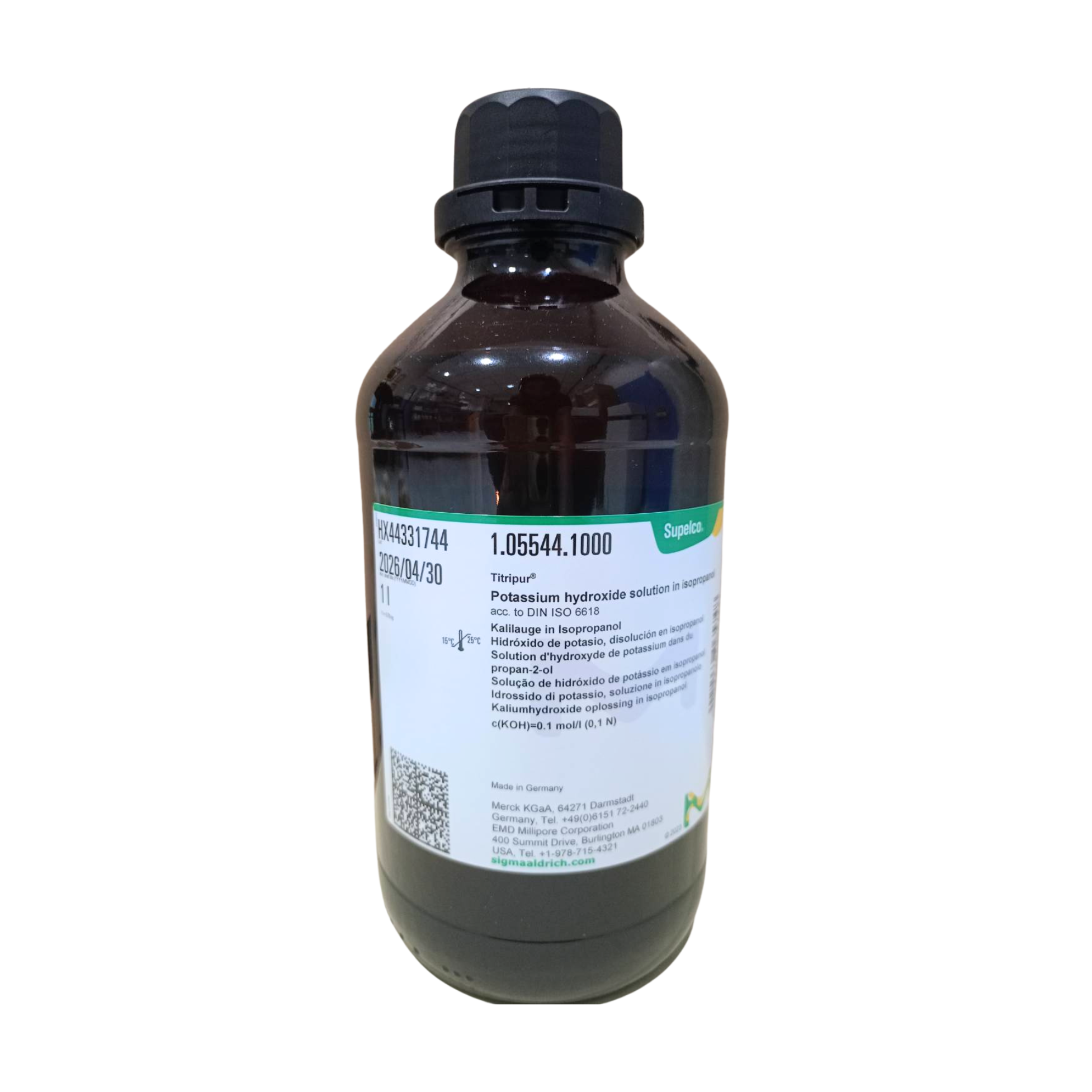 105544.1000 Potassium Hydroxide Solution in Isopropanol, 1 L Merck