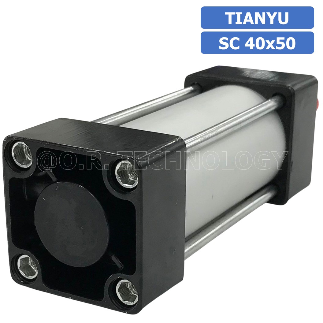 SC40 กระบอกลม รุ่นมาตรฐาน กระบอกลม 4 เสา Standard Cylinder Air Pneumatic SC (Bore 40 x Stroke 25-250)