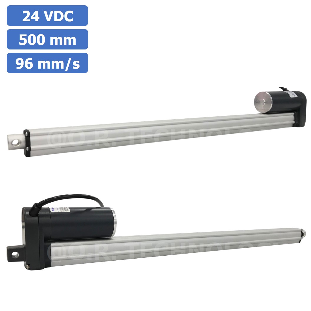 ZGB800F มอเตอร์ก้านชัก ระยะชัก 500mm 96mm/s 24VDC 200N Electric Linear Actuator Putter DC Stroke Length 500mm ZHENGKE พัตเตอร์ไฟฟ้า