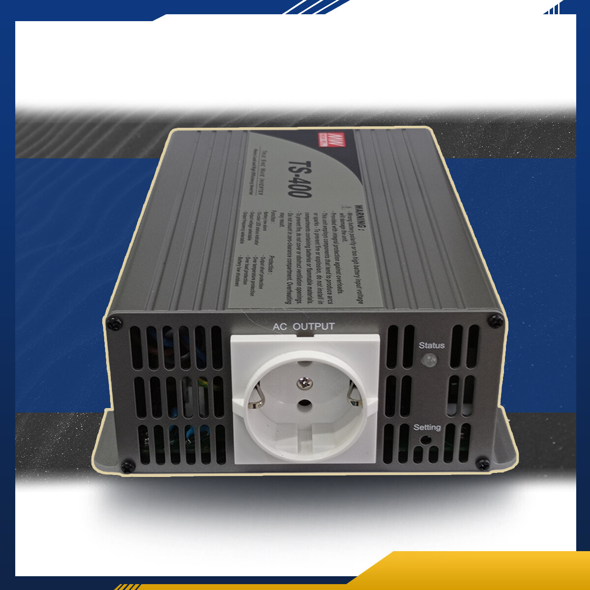 MEAN WELL DC-AC Power Inverter TS-400-248B 400W Pure Sine Wave