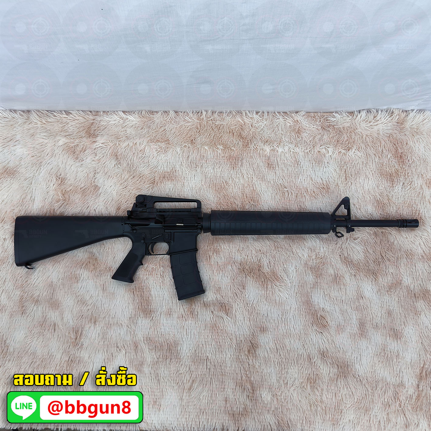 บีบีกันอัดแก็ส M16 A2 ระบบแก๊ส GBBR บอดี้โลหะ Golden Eagle MC 6610 M BB GUN