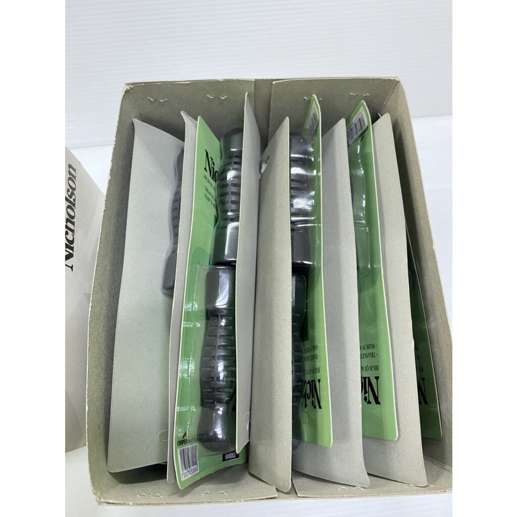 ตะไบแทงเลื่อย NICHOLSON ขนาด 5" + ด้าม อัดแผง(1โหล) (ราคารวมแวท)