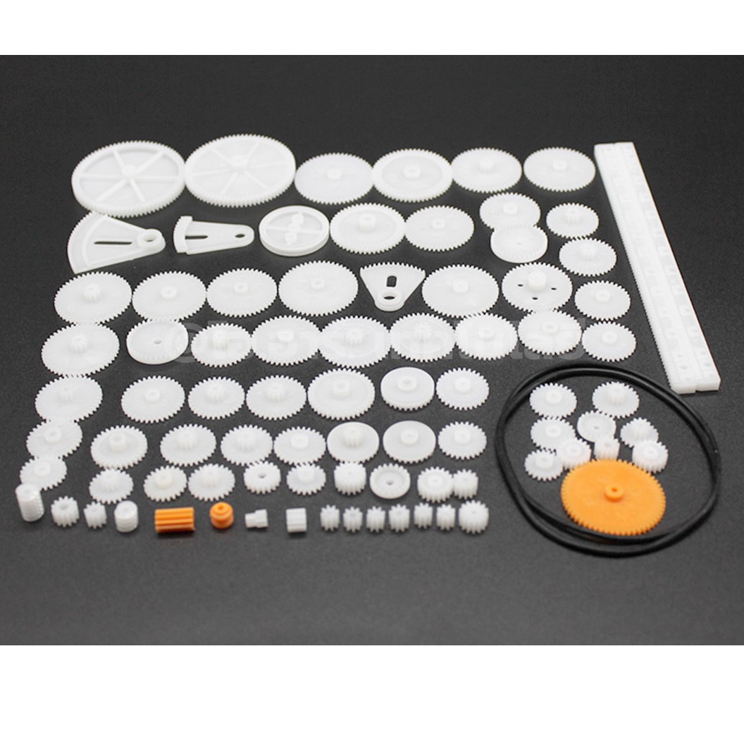 GG-079 ชุดเฟือง เฟืองพลาสติก เฟืองมอเตอร์ 79ชิ้น 79 Kinds of Plastic Gears pack motor DIY Robot accessories