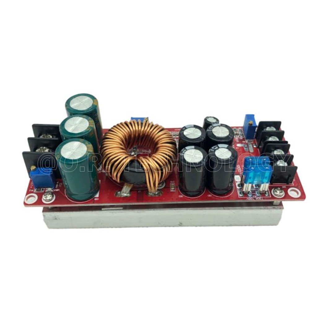 (1ชิ้น) NA503 โมดูลเพิ่มแรงดันไฟ โมดูลแปลงไฟ 1200w DC DC 8-60V to 12-83V 20A Boost Step Up Converter For Car Laptop Solar Battery