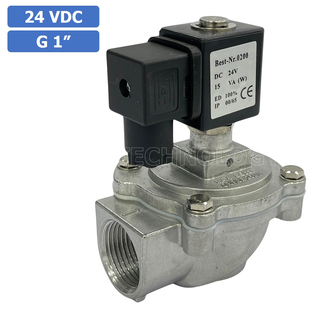 (1ชิ้น) DMF-Z-25 24VDC วาล์วพัลส์ดักฝุ่น อลูมิเนียม 2 Way Right Angle Solenoid Pulse Valve Aluminum Alloy Dust Collector