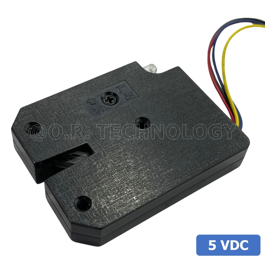 (1ชิ้น) GD040 กลอนประตูไฟฟ้า กลอนไฟฟ้า 5VDC 1.5A Small Locker Electromagnetic Lock SARY ขนาด 73*58*13mm Black XG-07E (พลาสติก)