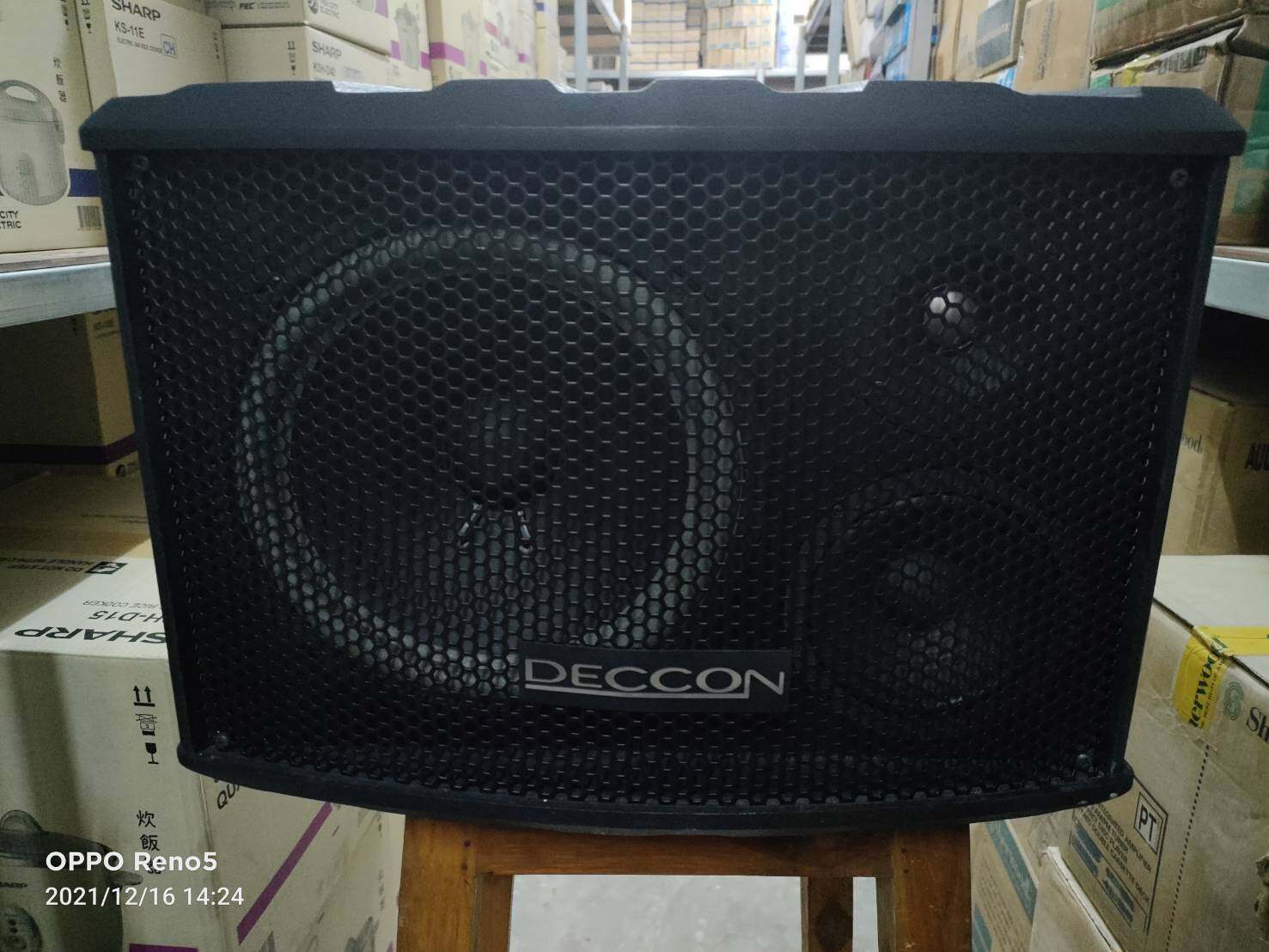 DECCON PRO-450 ลำโพง KARAOKE 3 WAY สินค้าตัวโชว์มีตำหนินิดหน่อย