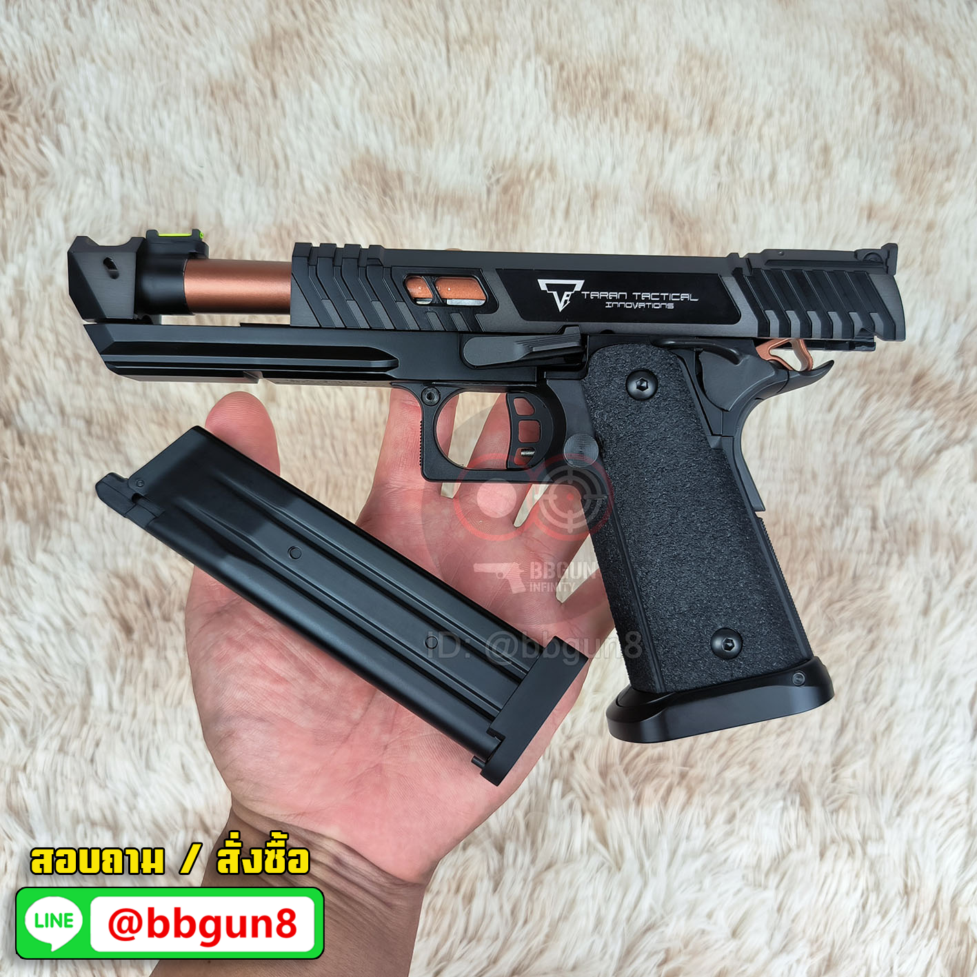 ปืนบีบีกันอัดแก๊ส Army Armament (R614-1) TTI JW4 Pit Viper (Standard Version)