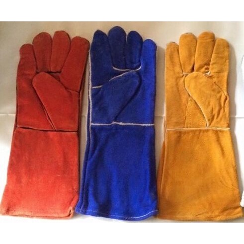 ถุงมือหนังแท้ มีซับใน EAGLE ONE 13"(ขายส่งยกโหล)ถุงมือ (ราคารวมแวท)หนังแท้ ถุงมือเชื่อมโลหะ ถุงมือเอนกประสงค์ มีซับในป้องกันความร้อน