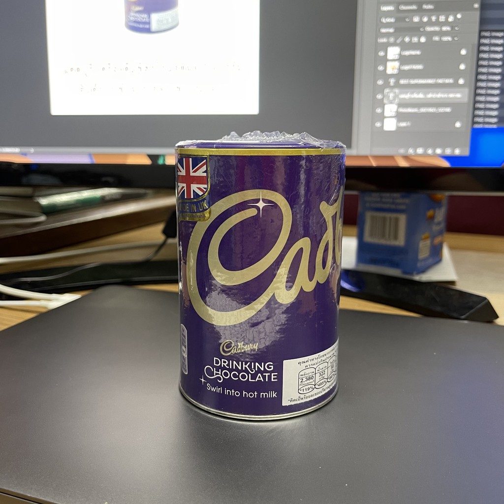 แคดบูรี่ เครื่องดื่มช็อกโกแลตผง 250 กรัม สินค้านำเข้าจาก สหราชอาณาจักร CadburyDrinking Chocolate 250 g.