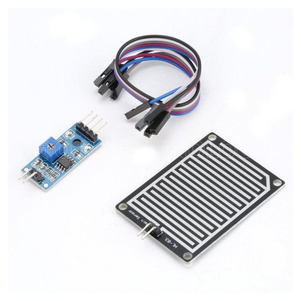 (1ชิ้น) AB055 โมดูลตรวจจับฝนตก Raindrops Detection Sensor Module