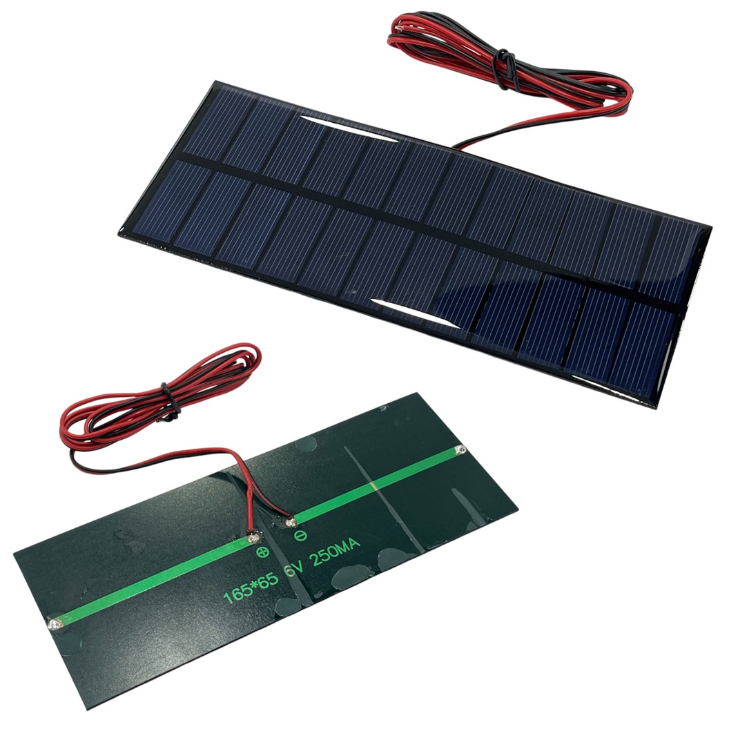 แผ่นโซล่าเซลล์ พร้อมสาย 3-10VDC สำหรับงานประดิษฐ์ ขนาดเล็ก Mini Solar cell with cable DIY kit แผงโซล่าเซลล์ พลังงานแสงอาทิตย์ การทดลอง Solarcell