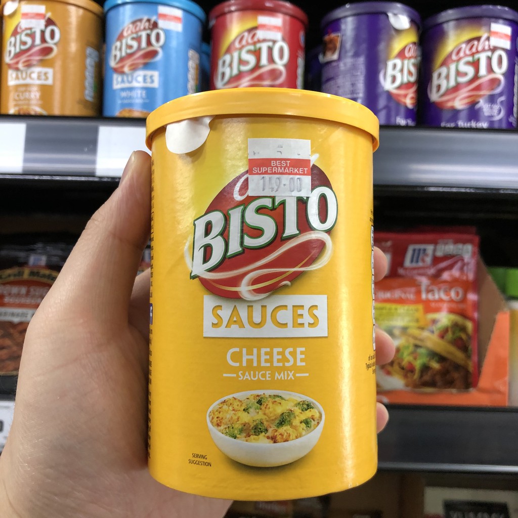 บิสโต ผง ชีส ซอส Bisto Cheese Sauce Mix 190 g.