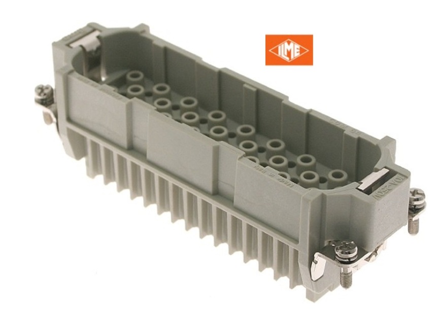 CDM64 MALE INSERT 64P+E-10A/250V-FOR CRIMP CONTACT CDMAx 64 Pin "ILME"