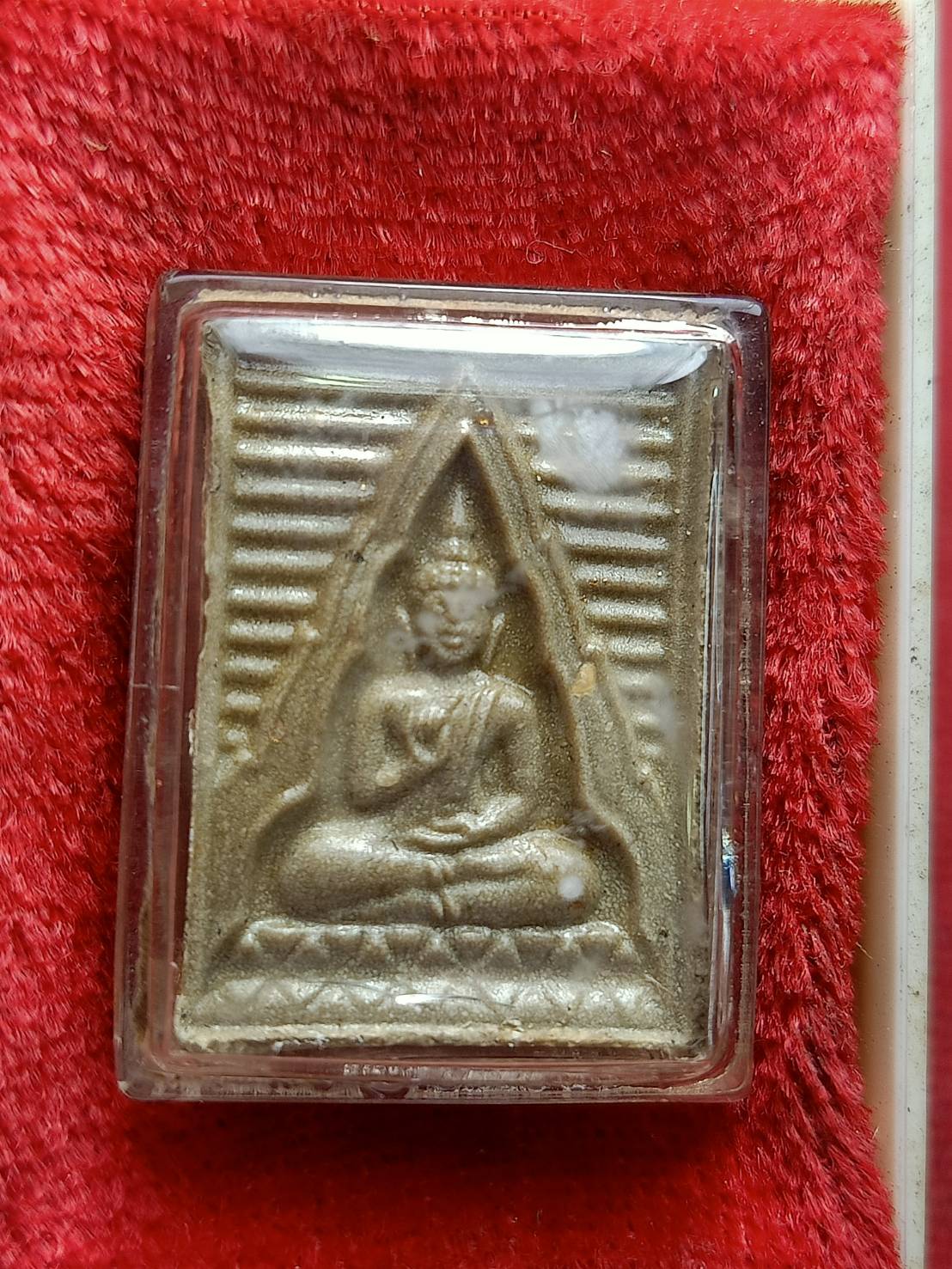 พระผงวัดปากน้ำรุ่น 6 พระไตรปิฎก วัดปากน้ำ กทม. พร้อมกล่อง (SKU-12553)