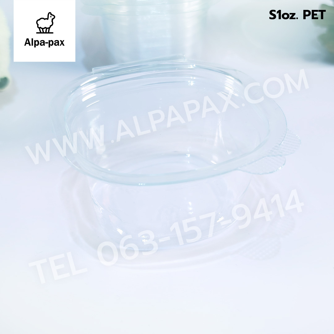 ถ้วยน้ำจิ้มฝาติด 1oz. (PET) (ลัง 2000ใบ)
