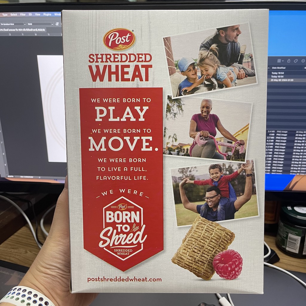 โพสต์ เชรดเดด วีท 464 กรัม ซีเรียลข้าวสาลี Post Original Shredded Wheat 464 g.