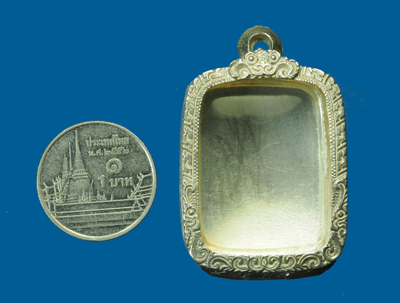 *31182 ตลับสำหรับใส่พระหลวงพ่อปาน วัดบางนมโค เป็นเงิน เปอร์เซ็นต์ ไม่มีหมุด 16