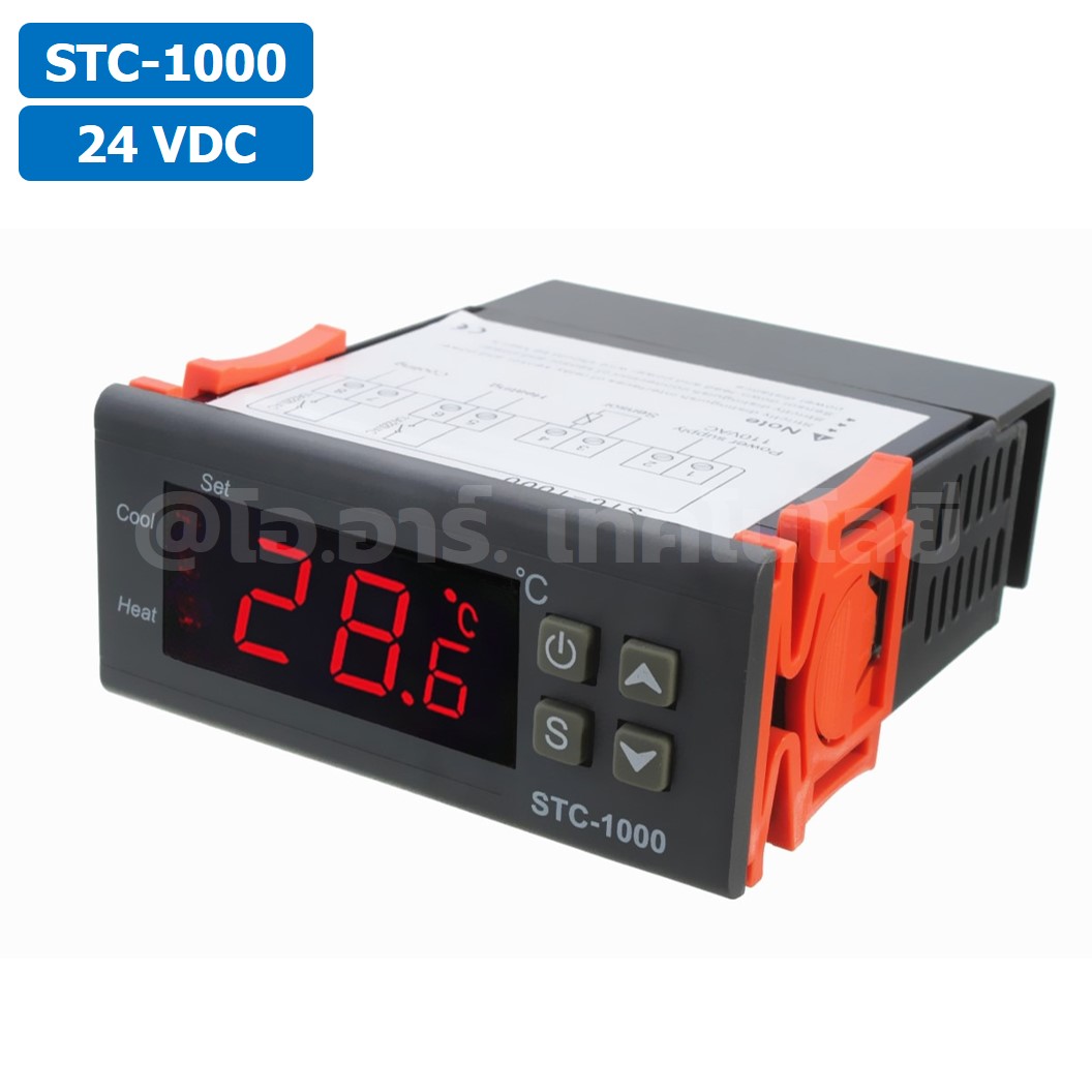 STC-1000 24VDC เครื่องควบคุมอุณหภูมิ Digital Temperature Controller Heating/Cooling Control Thermostat Regulator