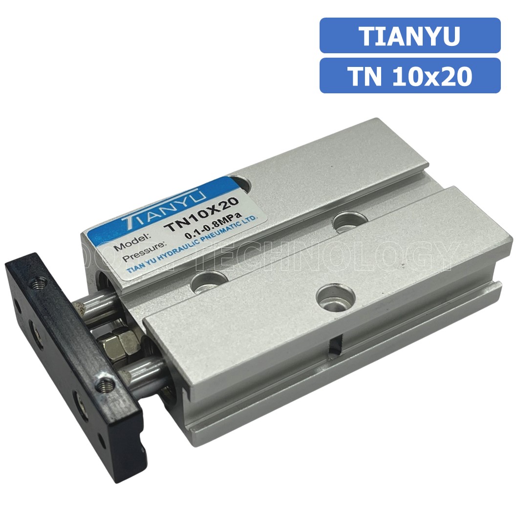 (1ชิ้น) TN 10x20 กระบอกลม แบบแกนคู่ กระบอกลมคอมแพ็ค 2 แกน Twin-Rod Cylinder compact Double-shaft Air Pneumatic