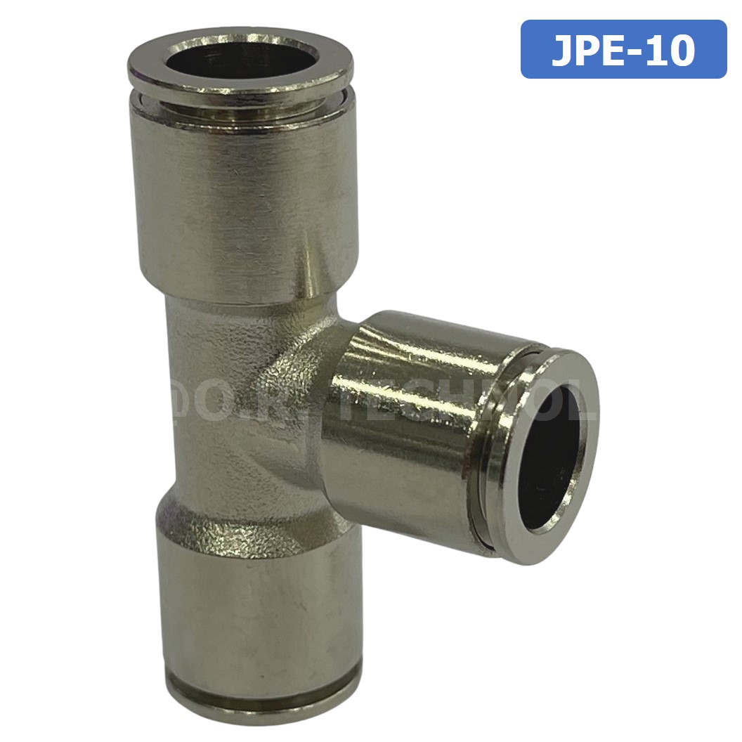 JPE JPY ข้อต่อลมสแตนเลส 3ทาง STAINLESS 3 Way Air Connector Equal Fitting JPE-4/6/8/10/12/14/16 ข้อต่อลม 3ทาง