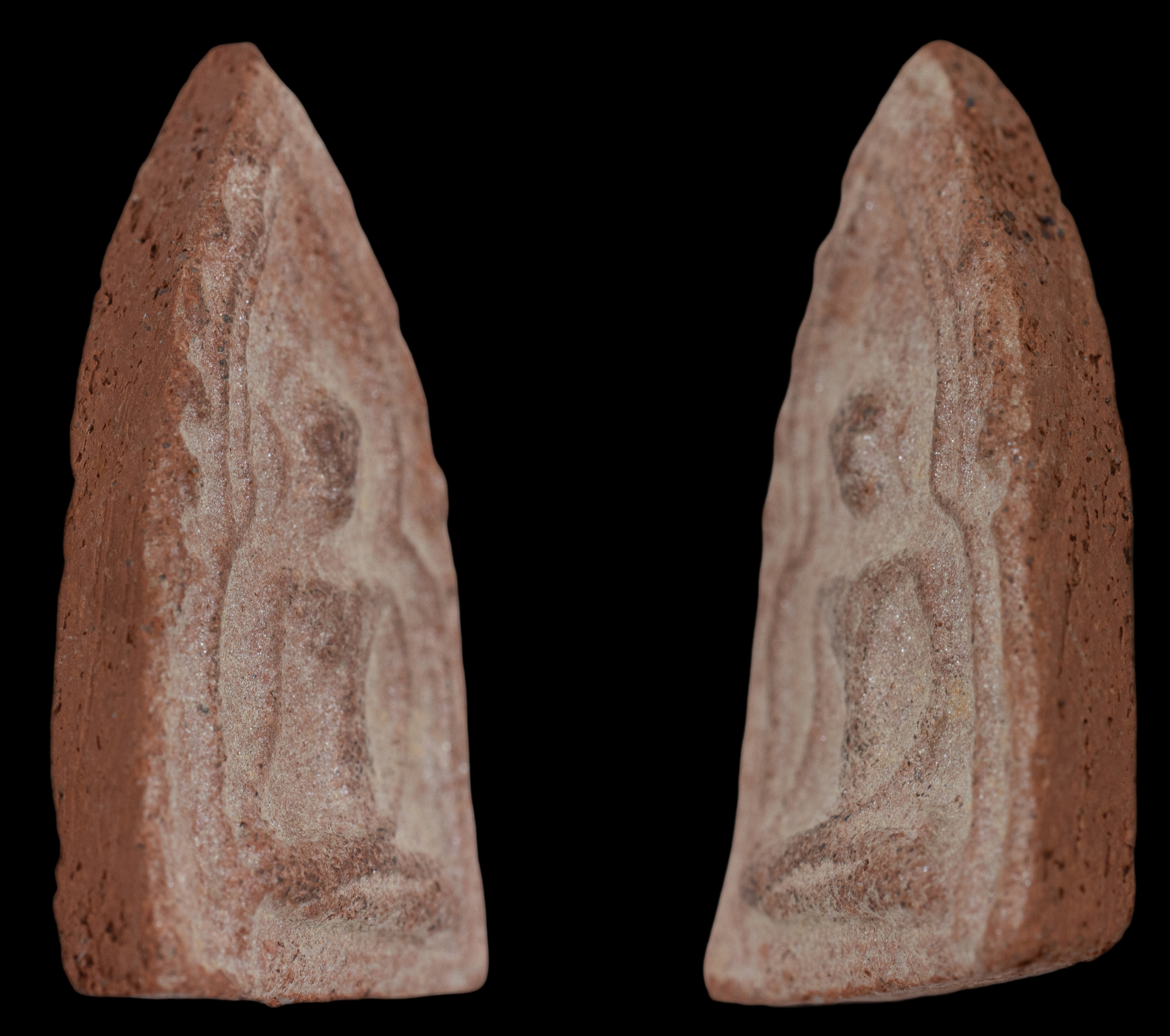 พระขุนแผนหลวงพ่อมุ่ย พิมพ์แขนอ่อน เนื้อดิน วัดดอนไร่ สุพรรณบุรี ออกวัดหนองทราย ปี 2508