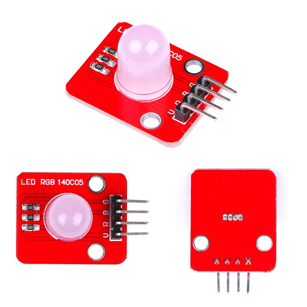 (1ชิ้น) MLED10mm โมดูลหลอดไฟ LED 10mm GREEN/RED/WHITE/YELLOW/BLUE/RGB LED Module โมดูลไฟ LED สีแดง/เขียว/เหลือง/ขาว/น้ำเงิน
