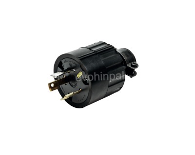 3312R-L5 AMERICAN DENKI ปลั๊กตัวผู้ขาล็อก 2P(2P,3W GND) 30A 125V