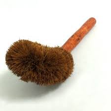 แปรงล้างห้องน้ำขนแดงด้ามไม้แชลค ขายส่ง(ราคารวมแวท)(มัด:12อัน) ล้างห้องน้ำ แปรงขัดส้วม แปรงขัดห้องน้ำ {2301304901}