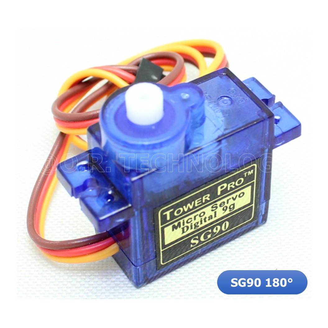 (1ชิ้น) AA213 เซอร์โวมอเตอร์ Servo SG90 9g 180 องศา Torque：1.6KG